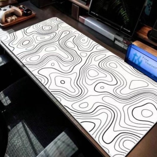 Oversized Popular US Dollar Pattern Office Mouse Mat Thickened - AURA