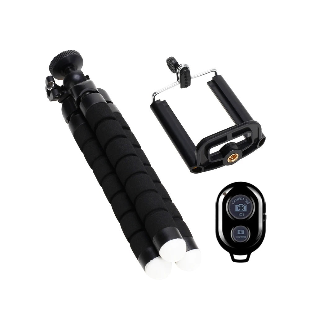 Tripods Tripod For Phone Mobile Camera Holder Clip Smartphone Monopod Tripe Stand - AURA