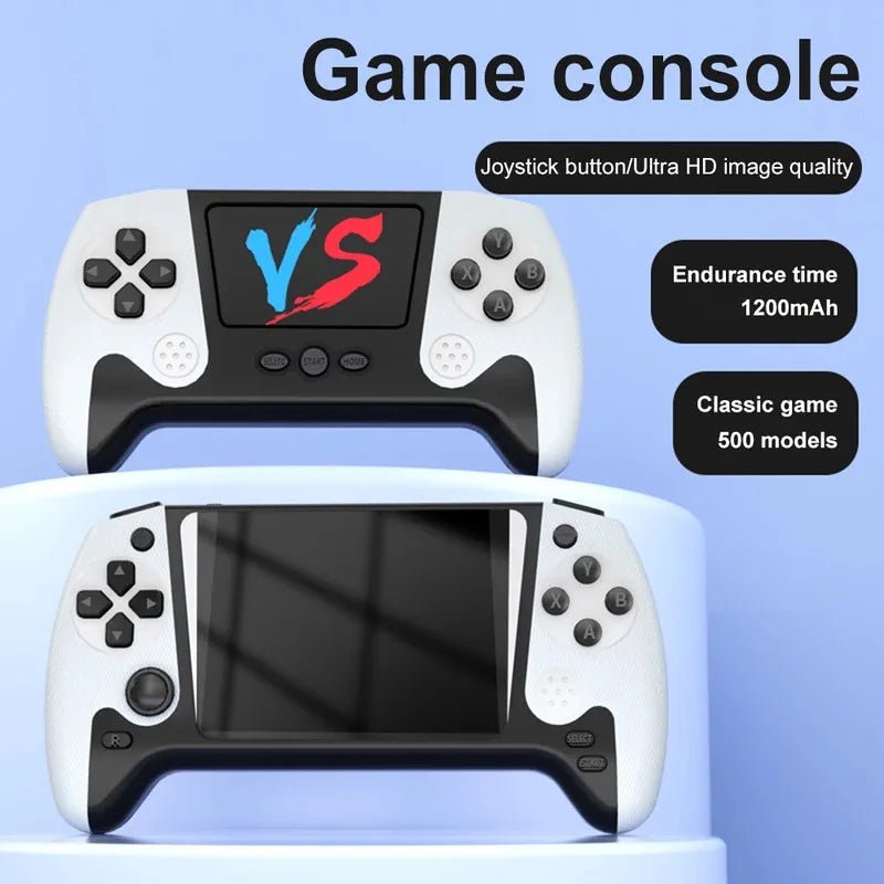 Gaming Console 3.5inch LCD Screen Built - in 500 Games Nostalgic Game Console - AURA