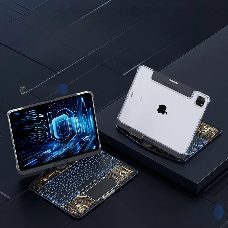 Transparent Rotate Ipad Wonderful Control Keyboard Apply Ipad Air5 - AURA