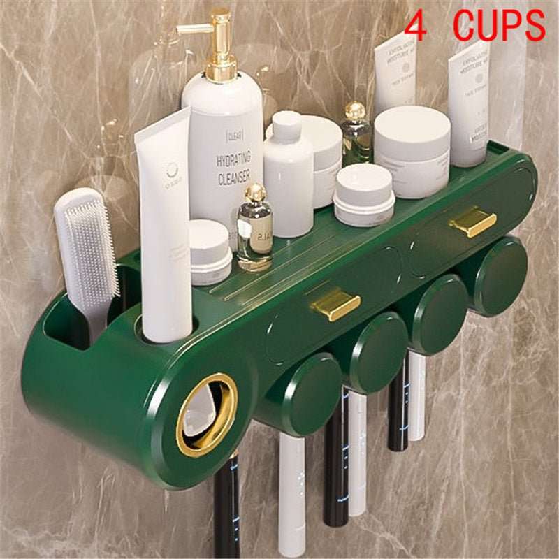 Household Bathroom Automatic Toothpaste Dispenser Toilet - AURA