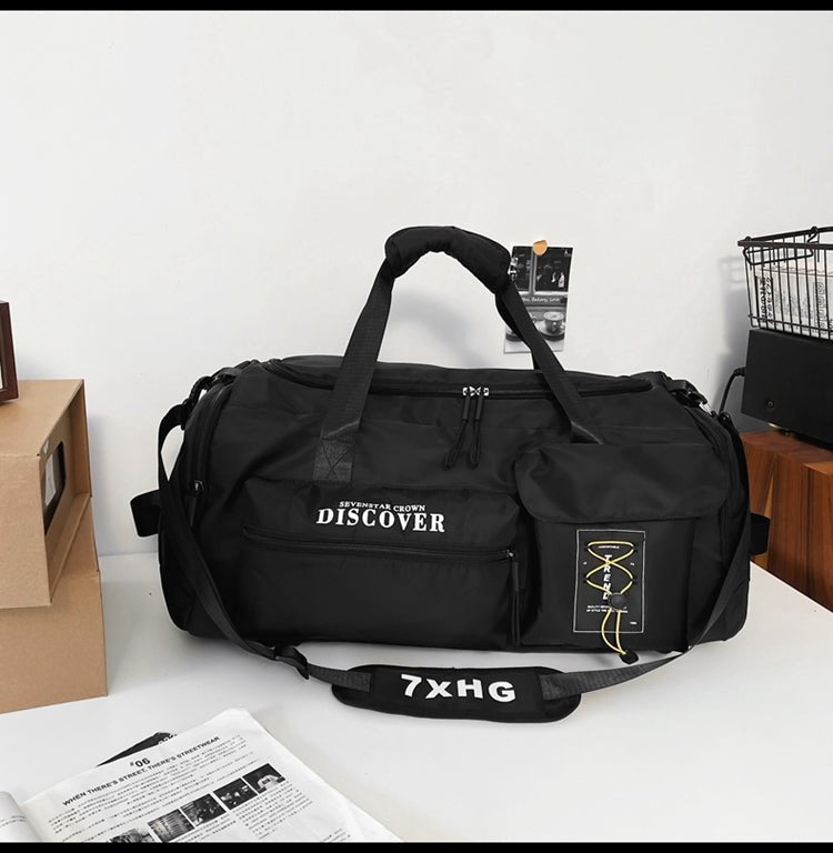 Short - haul Hand - carried Travel Bag For Women, Large - capacity Sports Bag With Dry And Wet Separation, Fitness Bag For Men, Lightweight Storage Bag For Travel Luggage - AURA