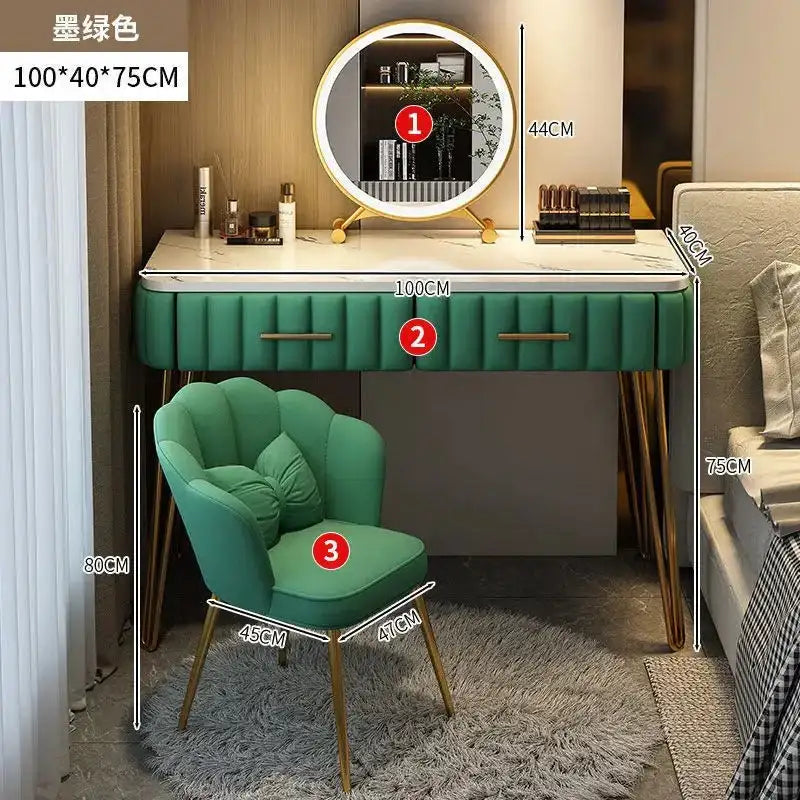 Nordic dressing table bedroom modern simple Internet celebrity ins style dressing table - AURA