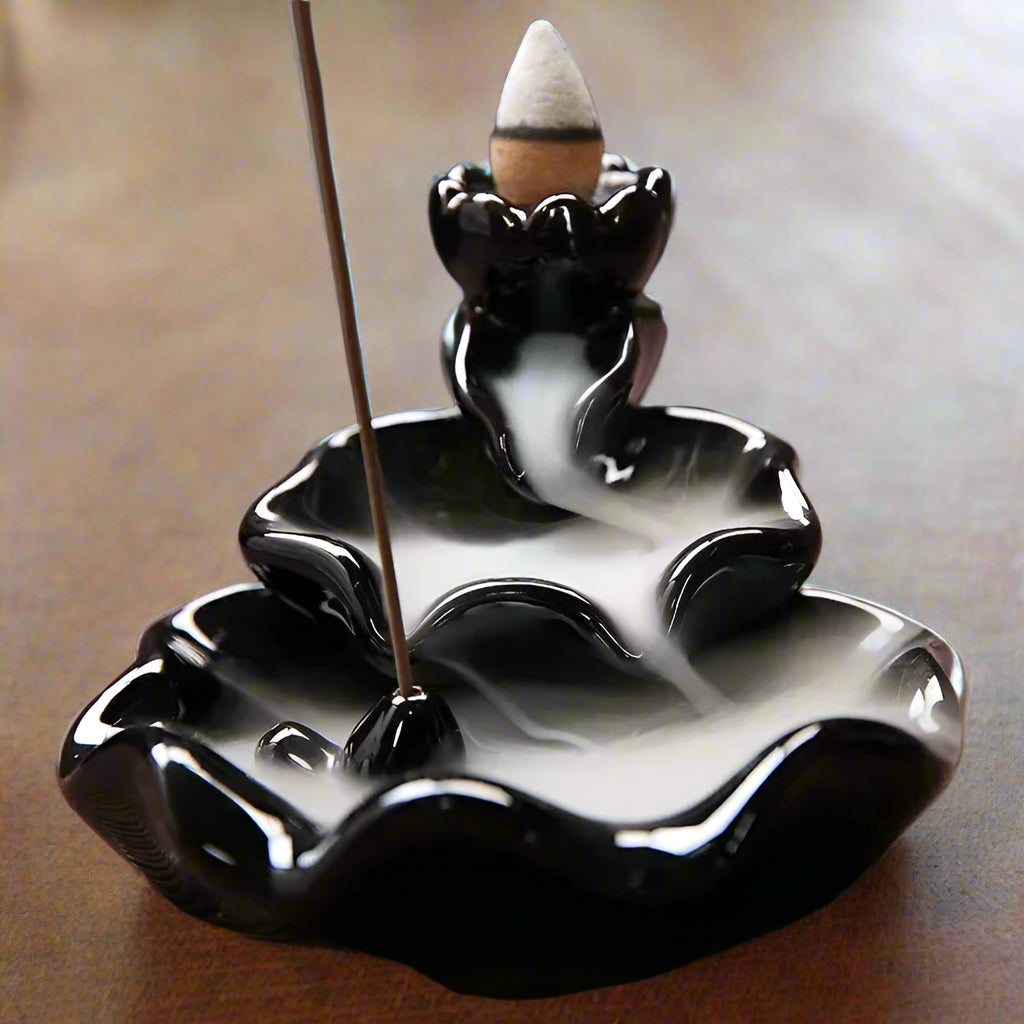 Free 20Pcs Incense cones Creative Home Decor Backflow Stick Incense - AURA