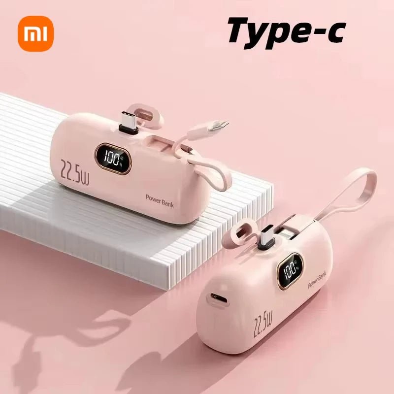 Xiaomi 30000mAh Capsule Power Bank Fast Charge Portable Mobile Power Supply - AURA