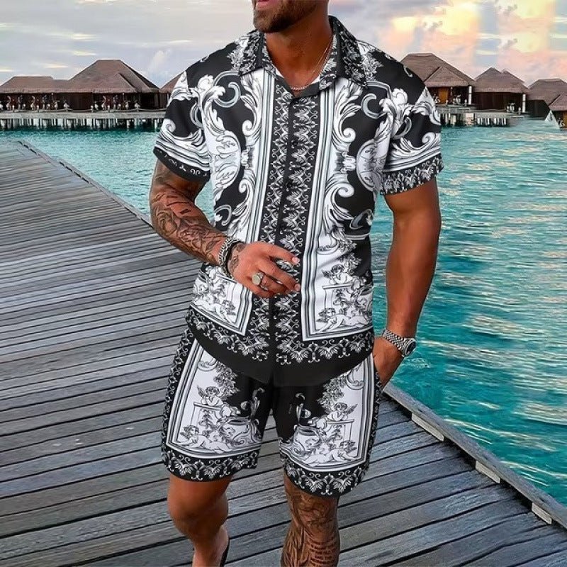 Men's Fashion Personality 3D Digital Printing Suit - AURA