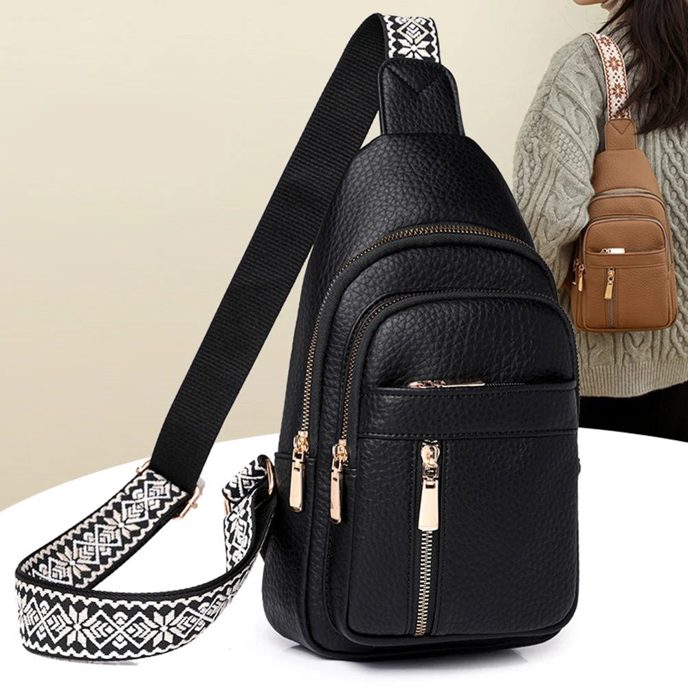 Anti - Theft Cross - body Bag Fashion Travel Sling Chest Bag - AURA