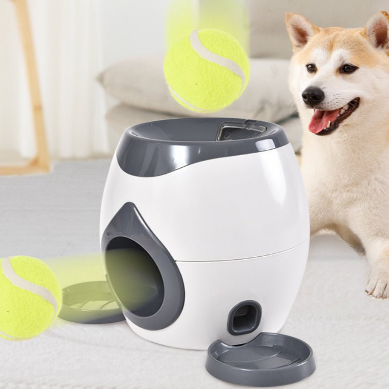 Smart Pet Feeder Tennis Ball Missing Device Throwing Reward Machine - AURA