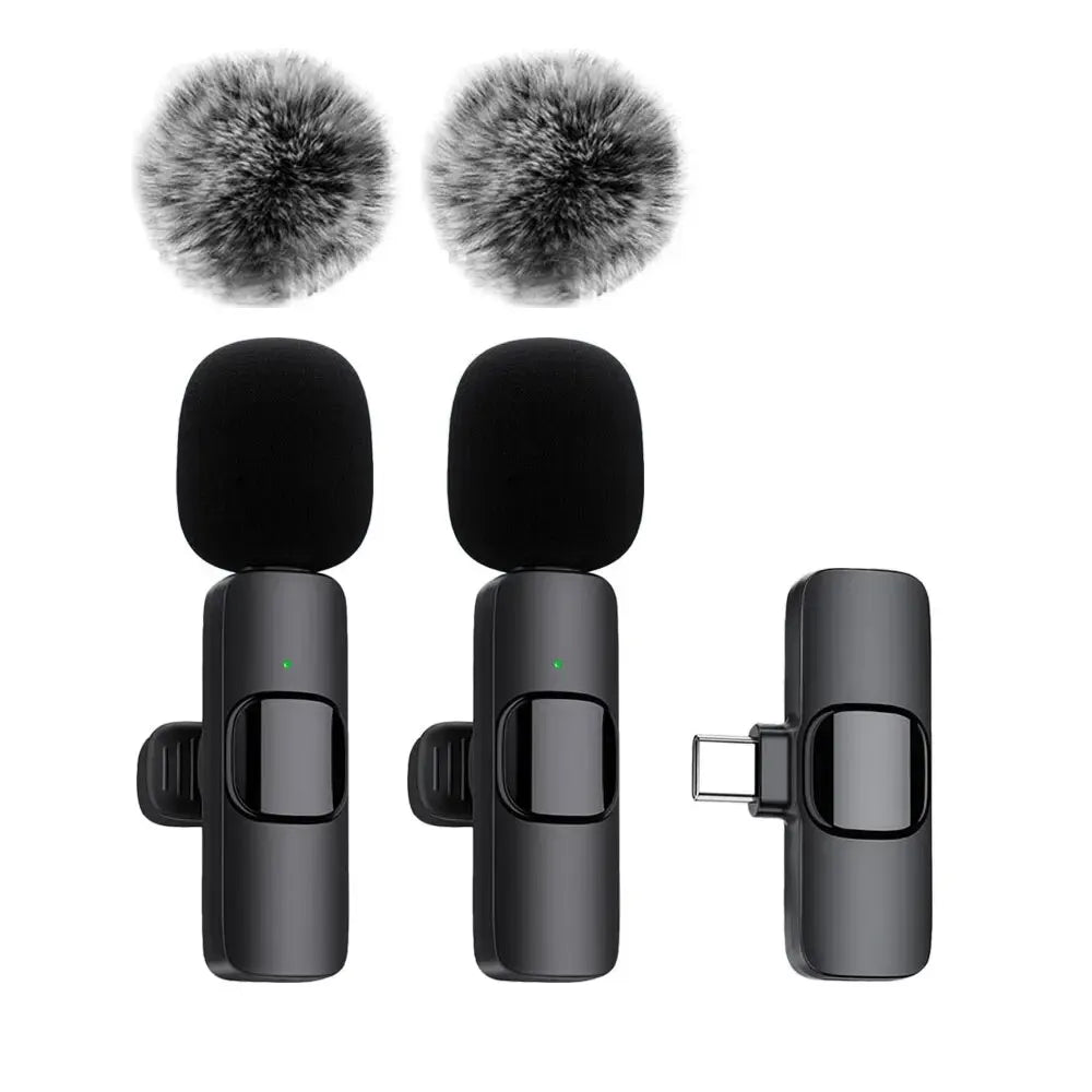 NEW Wireless Lavalier Microphone Audio Video Recording Mini Mic - AURA