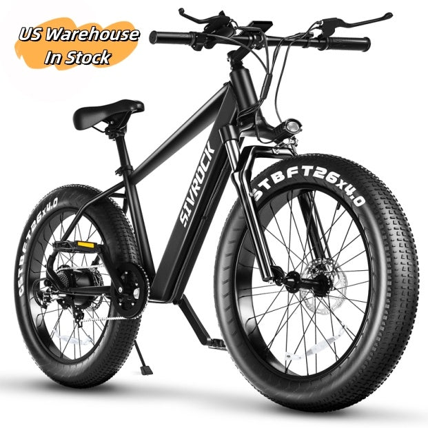 Professional Electric Bike For Adults, 26 X 4.0 Inches Fat Tire Electric Mountain Bicycle - AURA