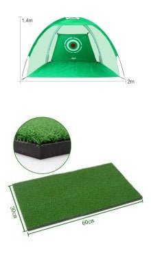 Golf Practice Net Tent Golf Hitting Cage Garden Grassland Practice Tent - AURA