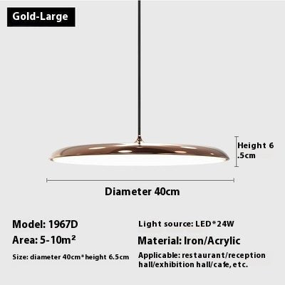 Dining Room Chandelier Macaron Flying Saucer Artistic Lamp - AURA